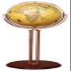 NTIYOU Geographic Globes Floor Stand Educational World Globe with Round Wooden Base Globe for Home Decor World Globe 16.5 Inch Office Decor Globe Studio(A) view 4