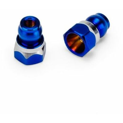 JCO5159-1 JConcepts - RC10B7 Fin titanium front stand-off, (burnt blue) - 8mm