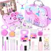 INNOCHEER Pretend Makeup for Toddlers Toys, Fake Makeup Mermaid Toys for Girls Purse, Toddler Makeup Kit Pretend Play Makeup Toys, Toy Mermaid Makeup for Kids, Gifts Toys for 3 4 5 6 7+ Year Old Girls view 1