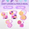 INNOCHEER Pretend Makeup for Toddlers Toys, Fake Makeup Mermaid Toys for Girls Purse, Toddler Makeup Kit Pretend Play Makeup Toys, Toy Mermaid Makeup for Kids, Gifts Toys for 3 4 5 6 7+ Year Old Girls view 3