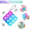 30 PCS Mini Pop Keychain Fidget Toys & 48 PCS Sticky Hands Bulk view 3