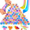 Galaxy Slime Party Favors, 77 Pack Galaxy Slime Set for Kids, Stretchy Non-Sticky Mini Slime Pack, Goodie Bag Christmas Stuffers for Girls Boys view 2