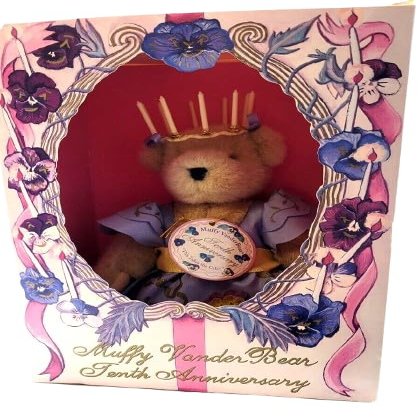 ToysCentral Basics This TAKES The CAKE 10th ANNIVERSARY BEAR w/box & COA