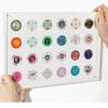Casino Chip Display Holder for 24 Chips or Coins | Wall Mounted Display Case for Poker Chips - Clear Acrylic Display Frame for Collectors Gamblers, for Gambling or Poker Friends view 1