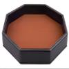 11.5 Inches Dice Rolling Tray, Leather Dice Tray, Felt Lined PU Leather Octagon Dice Tray (Brown) view 1
