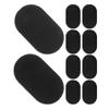SOLUSTRE Rubber Piggy Bank Plug, 10pcs 45mm Replacement Coin Bank Oval Stopper Covers Money Saving Box Closure Insert Plug Part Black view 1
