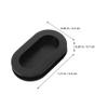 SOLUSTRE Rubber Piggy Bank Plug, 10pcs 45mm Replacement Coin Bank Oval Stopper Covers Money Saving Box Closure Insert Plug Part Black view 3