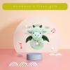 Doindute Baby Dragon Soft Rattle Toy, Plush Dinosaur Infant Shaker Rattle Easy-Grasp Stuffed Animal Toy, Gifts for Newborns Babies Toddlers Boys Girls, Green, 6 Inches view 3
