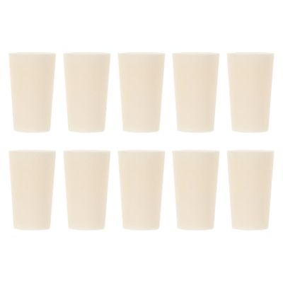 10pcs Test Tube Plug Rubber s Lab Plugs Tapered Shaped Lab s Lab Test Tube Bungs
