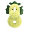 Doindute Baby Triceratops Soft Rattle Toy, Plush Dinosaur Infant Shaker Rattle Easy-Grasp Stuffed Animal Toy, Gifts for Newborns Babies Toddlers Boys Girls, Green, 6.3 Inches view 1