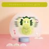 Doindute Baby Triceratops Soft Rattle Toy, Plush Dinosaur Infant Shaker Rattle Easy-Grasp Stuffed Animal Toy, Gifts for Newborns Babies Toddlers Boys Girls, Green, 6.3 Inches view 3