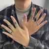 HEYXI 7Pieces Hu Cosplay Finger Rings Cosplay s Halloween for Carnival Show Costume Accessories view 2