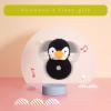 Doindute Baby Penguin Soft Rattle Toy, Plush Penguin Infant Shaker Rattle Easy-Grasp Stuffed Animal Toy, Gifts for Newborns Babies Toddlers Boys Girls, Black, 5.5 Inches view 3