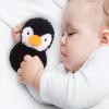 Doindute Baby Penguin Soft Rattle Toy, Plush Penguin Infant Shaker Rattle Easy-Grasp Stuffed Animal Toy, Gifts for Newborns Babies Toddlers Boys Girls, Black, 5.5 Inches view 4
