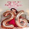 10 Balloon Number, Rose Gold Number 10th Birthday Balloons 40 Inch, 10 Years Old Rose Gold Birthday Decorations for Boys Girls, 10th Anniversary Decorations view 4
