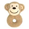 Doindute Baby Monkey Soft Rattle Toy, Plush Monkey Infant Shaker Rattle Easy-Grasp Stuffed Animal Toy, Gifts for Newborns Babies Toddlers Boys Girls, Light Brown, 6 Inches view 1
