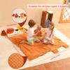 Leadtex Toddler Nap Mat for Daycare and Preschool,Kids Animal Plush Sleeping Bag Nap Mat,Dog Soft Cotton Slumber Bag and Minky Blanket for Camping. view 4