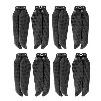 YAOSHER 7238F Carbon Fiber Propellers for D-JI Mavic Air 2/2S Low Noise Props Blade Replacement Durable Props Accessory(7238F Props 8pcs)