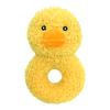 Doindute Baby Duck Soft Rattle Toy, Plush Duck Infant Shaker Rattle Easy-Grasp Stuffed Animal Toy, Gifts for Newborns Babies Toddlers Boys Girls, Yellow, 5.3 Inches view 1