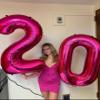 10 Balloon Number, Hot Pink Number 10th Birthday Balloons 40 Inch, 10 Years Old Hot Pink Birthday Decorations for Boys Girls, 10th Anniversary Decorations view 3