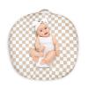 DILIMI Newborn Lounger Cover Removable Cover Ultra Soft Comfortable Lounger Slipcover Removable Cover for Infant Lounger Pillow, Light Brown Checkerboard (Lounger Pillow Not Included), Baby, D0119 view 1