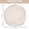 DILIMI Newborn Lounger Cover Removable Cover Ultra Soft Comfortable Lounger Slipcover Removable Cover for Infant Lounger Pillow, Light Brown Checkerboard (Lounger Pillow Not Included), Baby, D0119 view 3