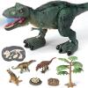 EKU EASYKU 21inches Large Remote Control Dinosaur Toys Sound, Light, Roaring, Mist Spray, Realistic Walking T-Rex RC Tyrannosaurus Dinosaur Toys for Kids Boys Girls 3-10 Years Old view 1