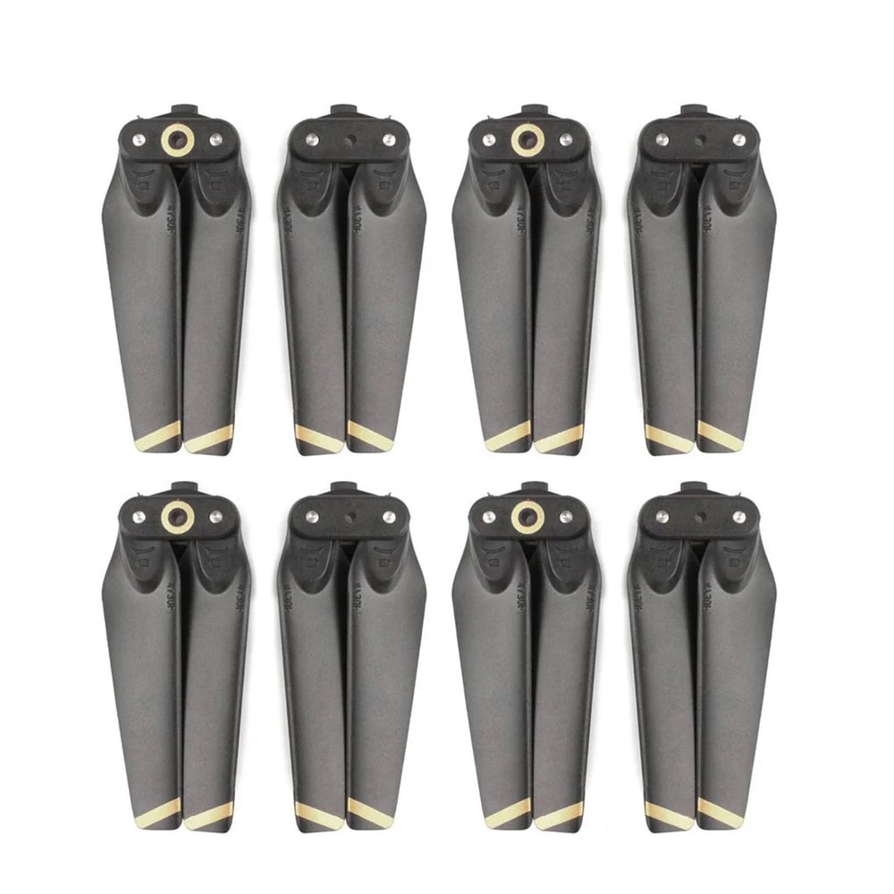 YAOSHER 4/8pcs Propeller for D-JI Spark Drone Quick-Release Props Folding 4730 Blades Accessories Spare Parts Wing Screw Blue red White(Black Gold 8pcs)