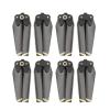 YAOSHER 4/8pcs Propeller for D-JI Spark Drone Quick-Release Props Folding 4730 Blades Accessories Spare Parts Wing Screw Blue red White(Black Gold 8pcs) view 1