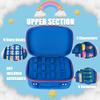 CROTIRAD Carrying Case Compatible with Little Tikes Story Dream Machine, Portable Storage Case Fits Little Tikes for Story Dream Machine Books Starter Set (Up to 5 Sets), CASE ONLY, Blue RED view 3