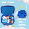 CROTIRAD Carrying Case Compatible with Little Tikes Story Dream Machine, Portable Storage Case Fits Little Tikes for Story Dream Machine Books Starter Set (Up to 5 Sets), CASE ONLY, Blue RED view 4