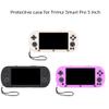 Silicone Protective Case for Trimui Smart Pro Gaming Console Drop Protection Sleeve Cover Simple Solid Color Skin Shell Cover (Purple) view 2