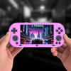 Silicone Protective Case for Trimui Smart Pro Gaming Console Drop Protection Sleeve Cover Simple Solid Color Skin Shell Cover (Purple) view 3