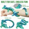 Small Dragon Eggs with Dragon Inside, 3D Printed Surprise Funny Gifts for Kids, Articulated Dragon Fidget Toys for Adults, Executive Desk Toys Office Room Dcor (Christmas Green) view 2