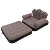 Inflatable Sofa Chair Multifunctional Foldable Bed and Recliner for Outdoor Activities (Coffee) view 1