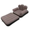 Inflatable Sofa Chair Multifunctional Foldable Bed and Recliner for Outdoor Activities (Coffee) view 2