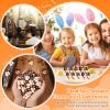 Bememo 100 Pcs Little Jesus Figures Jesus Loves You Original Design Pocket Rubber Little Figures to Hide and Seek Sunday Religious Party Share Easter Gifts(Orange) view 4