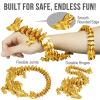 Small Dragon Eggs with Dragon Inside, 3D Printed Surprise Funny Gifts for Kids, Articulated Dragon Fidget Toys for Adults, Executive Desk Toys Office Room Dcor (Gold) view 3