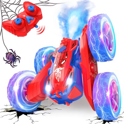 Dolanus Remote Control Car for 3 4 5 6 7 8 10 12 Year Old Boys, Spider Toys for Ages 8-13 3-5 Boys, Birthday Gifts for Boy Kids