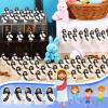 Bememo 100 Pcs Little Jesus Figures Jesus Loves You Original Design Pocket Rubber Little Figures to Hide and Seek Sunday Religious Party Share Easter Gifts(Black) view 3
