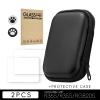 Carrying Case with Screen Protector For R36S/R35S/RGB20S, Handheld Game Console, Portable Game Console Storage Case with Protective Film and Keycaps (2pcs+Black) view 2