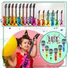 38 Pack Inflatable Rock Star Toy Set Includes 18 Pcs Inflatable Guitar and 18 Pcs Blow up Microphone Bulk and 2 Pcs Air Pump for Musical Concert Themed Party view 3