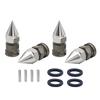 Alloy Upgrade 24mm Hex Hub Adaptor Extended Axle and Wheel Nut Cap for 1/5 Losi 5ive T Rofun Rovan LT King MotorX2 Rc Car Parts (Silver) view 1