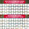 QUOKKA Multiplication and Division Flash Cards for Kids Ages 4-8  338 Math Flashcards for Kids 5-7 - Visual Aids | Sorting Rings | Reference Cards  Math Games 1st to 3rd Grade for Classroom & Home view 4