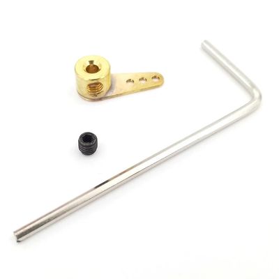 RC Boat Parts Servo Arm 2mm Servo Arm Horn Steering Rudder Arm Linkage End Tie Rod Pull Rod End for Rudder RC Boat Marine Model(B)