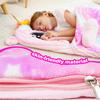 Kid Sleeping Bag - Larger Plush Unicorn Slumber Bag for Boys Girls Daycare Preschool Kindergarten Birthday Gift Travel Sleepover Ages 3-12 Years view 2