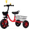 Kids Classic Tricycle,Kids Balance Bike,Toddler Tricycle with Basket,Metal Frame,Inflate-Free Wheels, for Boys and Girls Ages 2-7Year Old, Grows with Your Child(Red) view 1