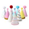 Alipis Kids Birthday Decorations 10pcs Stamping Pointed Hats Fuzzy Balls Birthday Party Decorative Hats for Children Unique and Eye-catching view 1