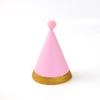 Alipis Kids Birthday Decorations 10pcs Stamping Pointed Hats Fuzzy Balls Birthday Party Decorative Hats for Children Unique and Eye-catching view 2