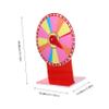 Gogogmee Rotatable Prize Wheel for Parties Festivals Events Interactive Game Prop for Raffles Games and Activities Diameter Dry Erase view 4